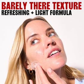 THAYERS pad being applied to cheek demonstrating quick blemish care