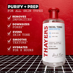 THAYERS pouring toner texture demonstrating lightweight hydration
