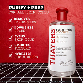 THAYERS clear toner texture pouring to show lightweight hydration