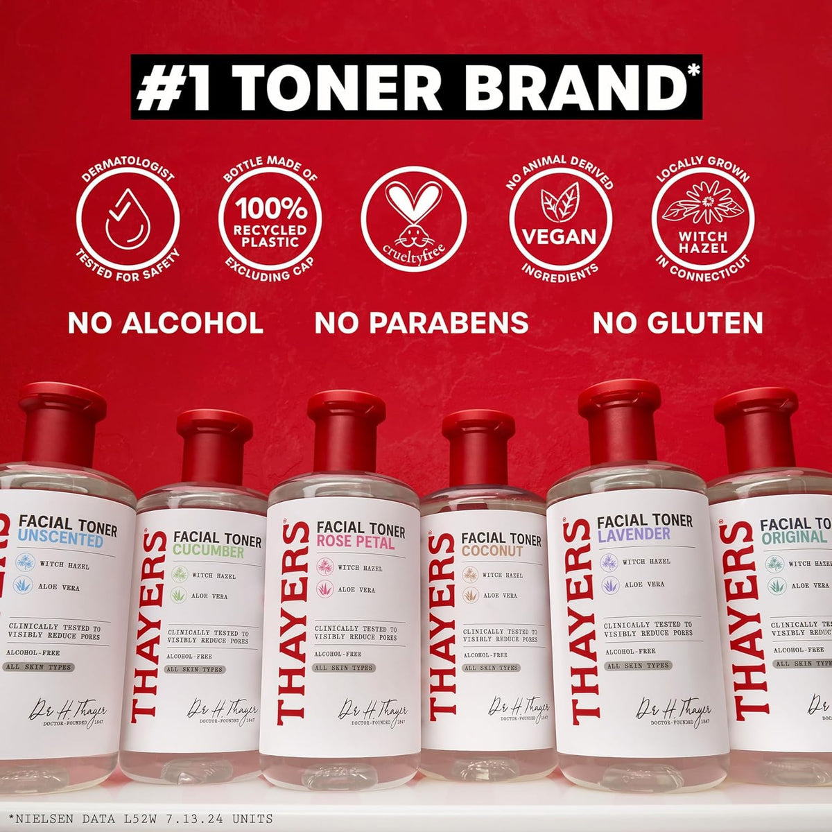 THAYERS toner in bathroom setting ready for daily skincare routine benefit