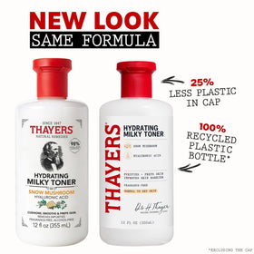 THAYERS texture close-up of creamy milky formula illustrating hydration
