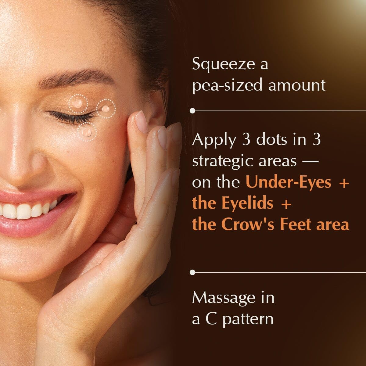 The Ayurveda Experience Rufolia on a vanity with makeup showing under-makeup compatibility