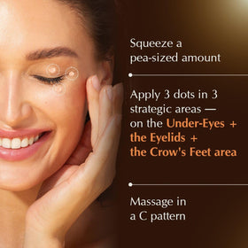 The Ayurveda Experience Rufolia on a vanity with makeup showing under-makeup compatibility