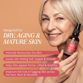 The Ayurveda Experience Yauvari texture drop on skin showing quick absorption and dewy finish
