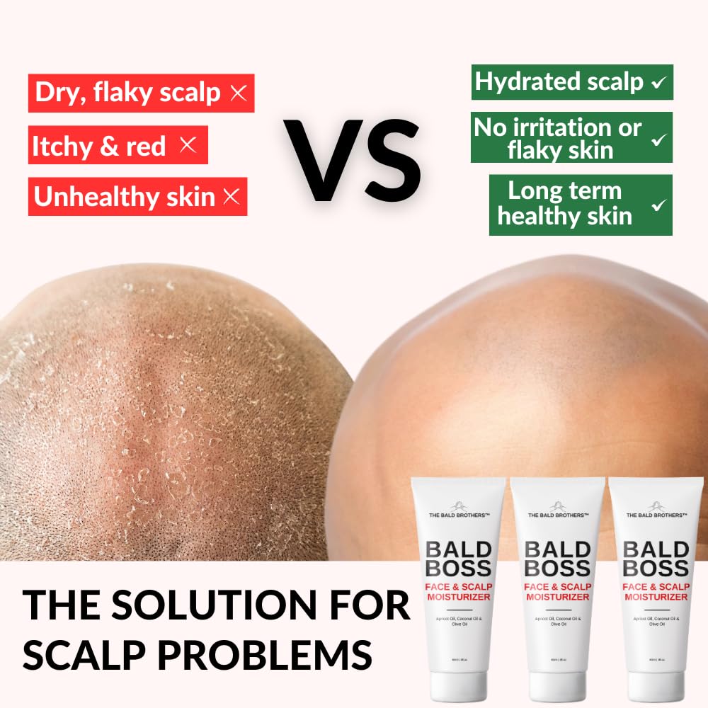 the bald brothers application on scalp demonstrating smooth coverage and easy spreadability