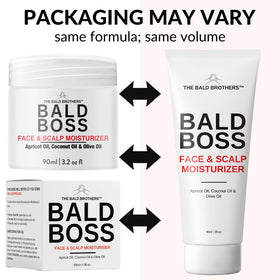 the bald brothers texture close-up of cream illustrating lightweight, fast-absorbing consistency