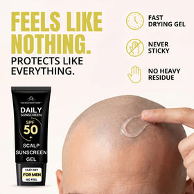 The Bald Brothers gel texture close-up showing fast-dry smoothness