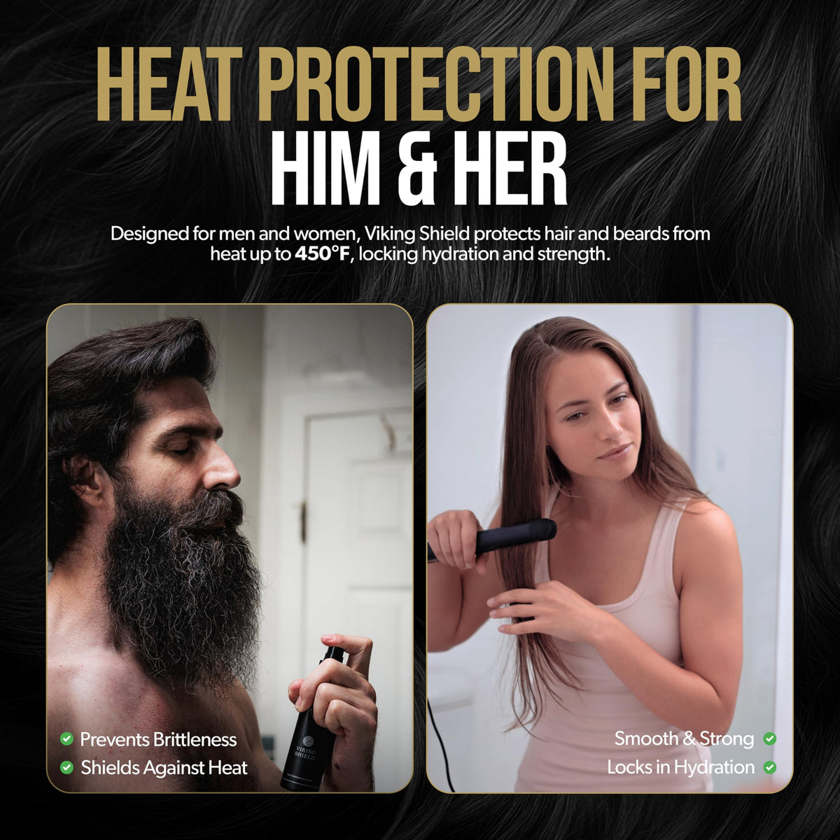 The Beard Struggle mist spray texture demonstrating even lightweight coverage