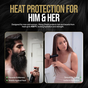 The Beard Struggle mist spray texture demonstrating even lightweight coverage