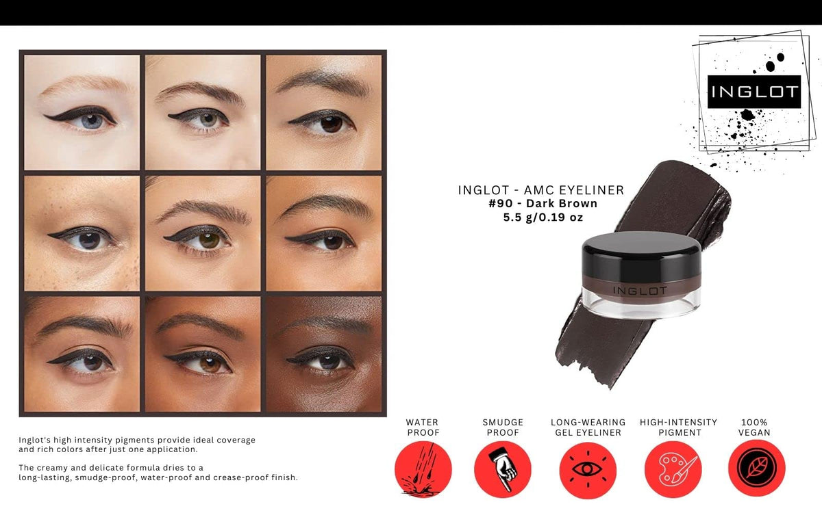 The Beauty Box INGLOT Duraline bottle close-up showing mixing versatility