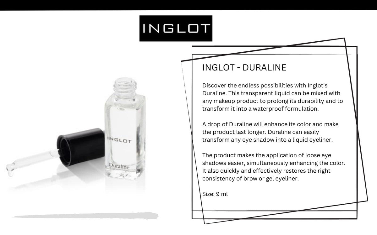 The Beauty Box INGLOT eyeliner applied on eye close-up showing crisp definition