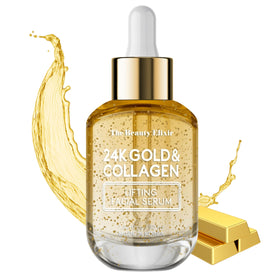 The Beauty Elixir front bottle highlighting elegant design and luxury benefit