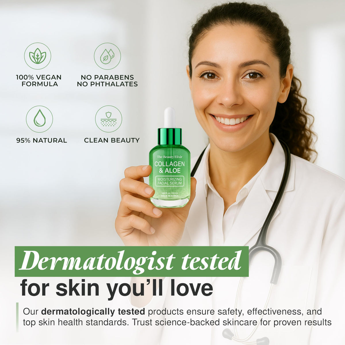 The Beauty Elixir being applied on hands to show fast-absorbing hydration benefit