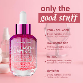 The Beauty Elixir luxury box packaging view conveying premium presentation benefit
