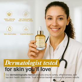The Beauty Elixir boxed packaging on vanity offering premium gifting benefit
