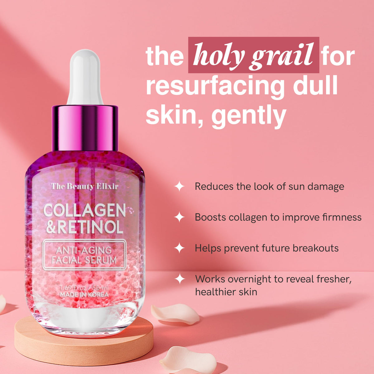The Beauty Elixir pipette dispense detail highlighting precise application control benefit