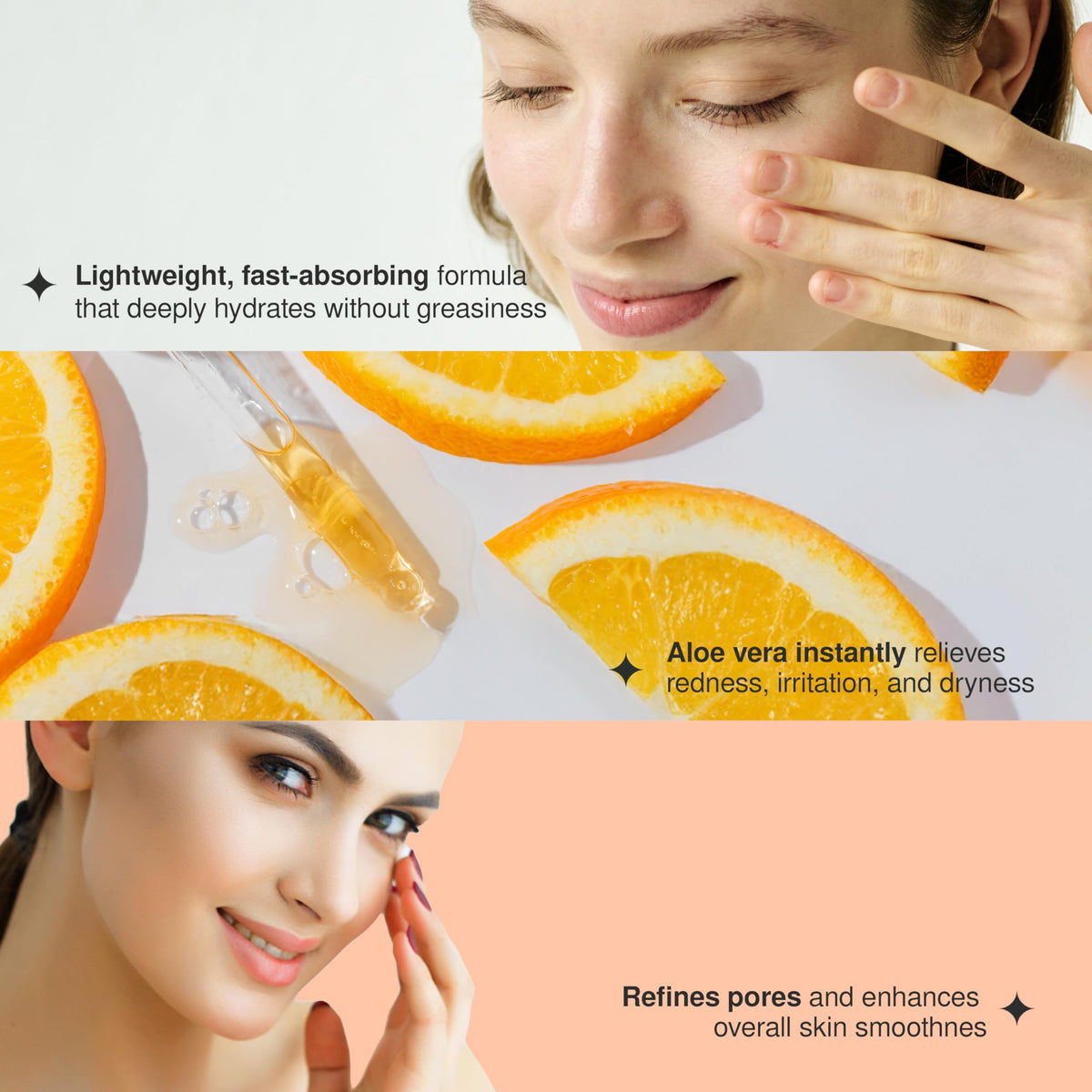 The Beauty Elixir held in hand to show size and easy travel-friendly benefit