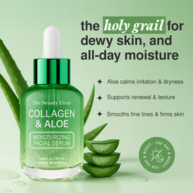 The Beauty Elixir gel texture close-up demonstrating lightweight hydration benefit