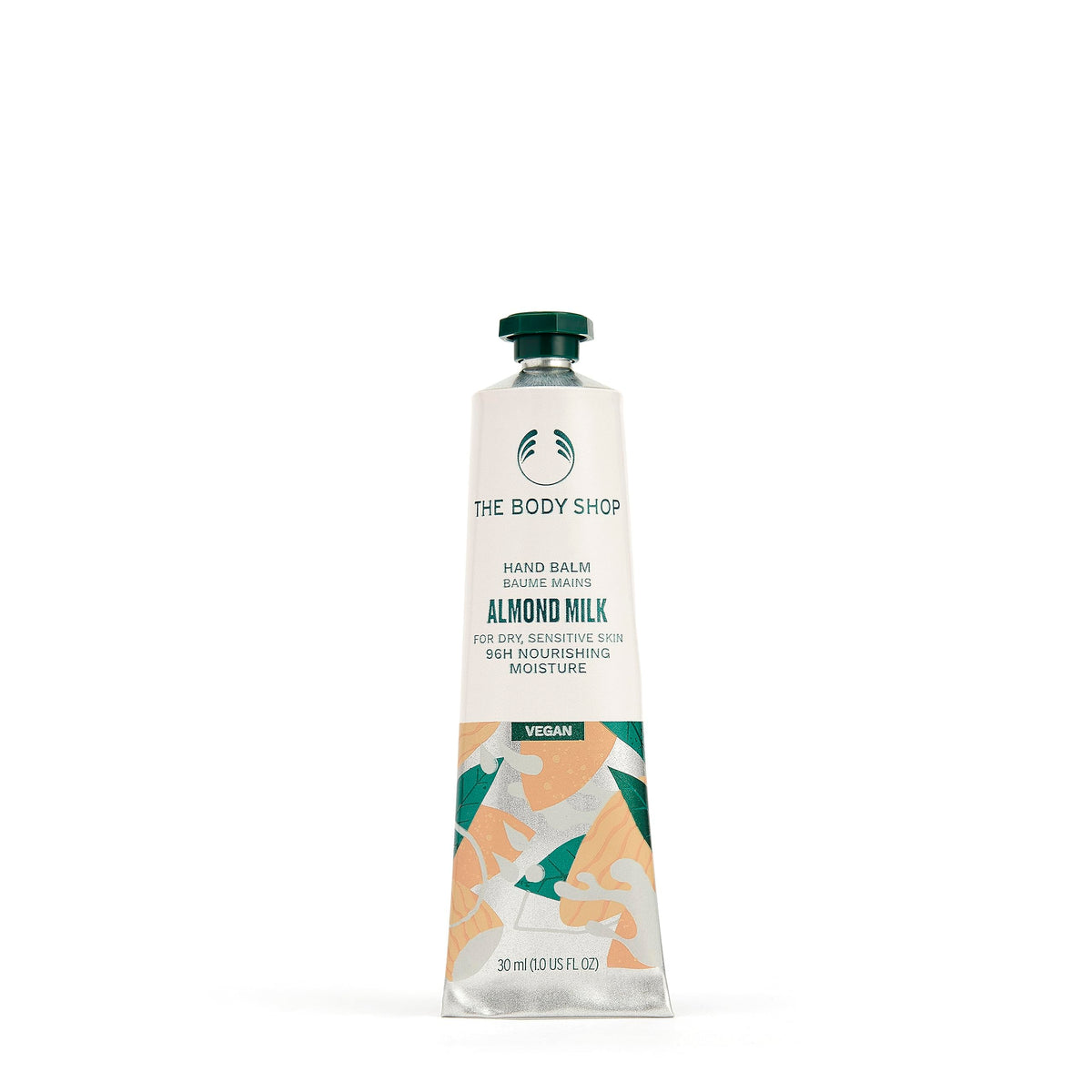 The Body Shop front packaging showing tube and brand for easy identification and portability