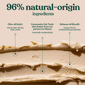 The Body Shop Olive Body Butter open texture close-up showing creamy richness