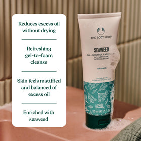 125ml tube held in hand for scale showing The Body Shop travel-friendly size benefit