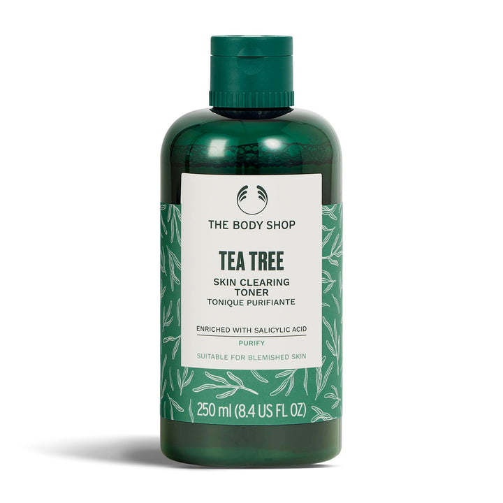 The Body Shop bottle front view showing product and clean matte finish