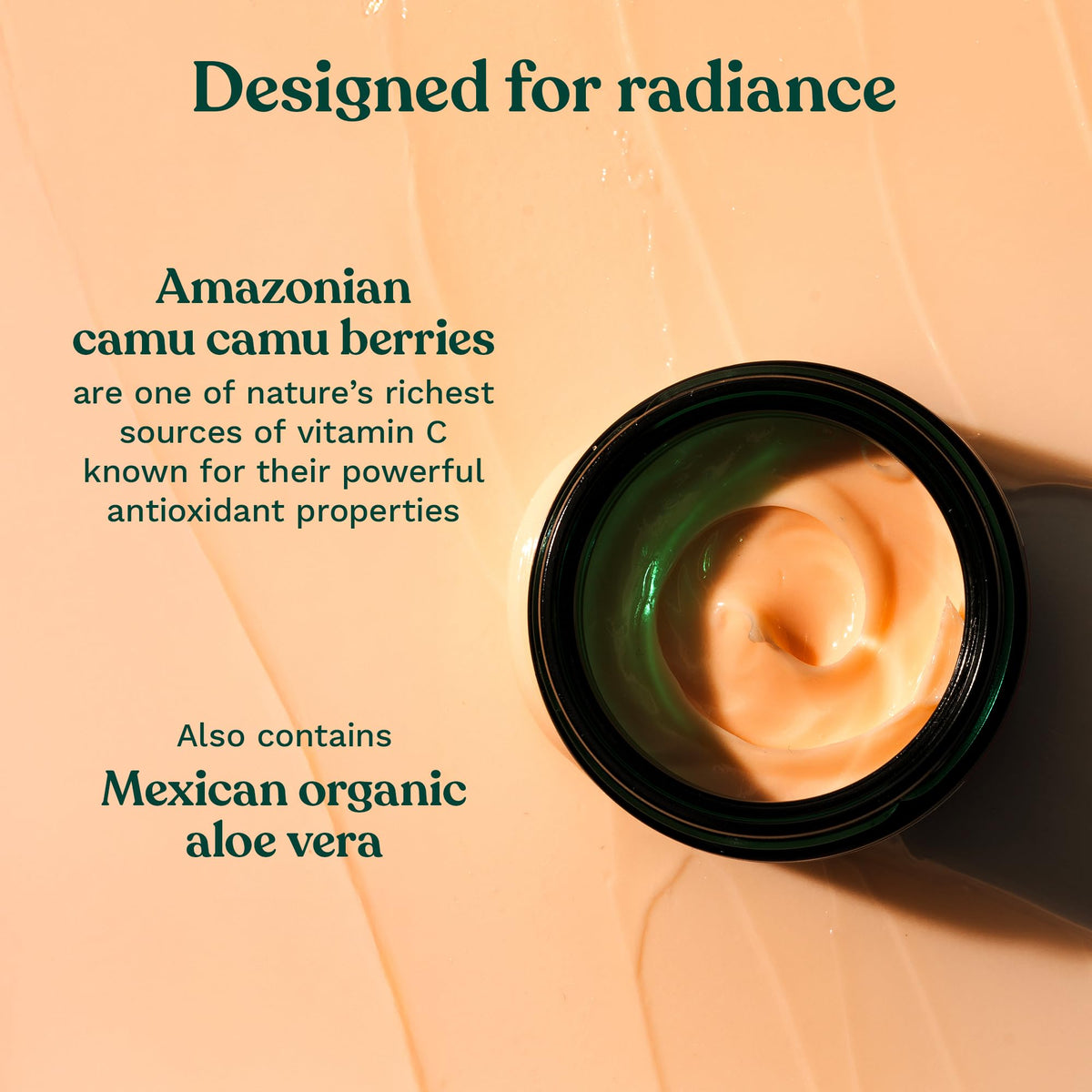 The Body Shop product being applied on hand for quick absorption