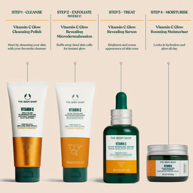 The Body Shop packaging label with recycling symbol showing eco benefit