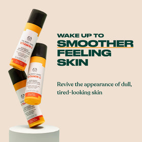 The Body Shop close-up texture showing lightweight serum and smooth finish