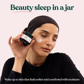 Applying The Body Shop cream on hand demonstrating easy absorption