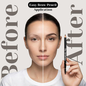 The BrowGal pencil tip closeup creating hair‑like strokes for natural fill