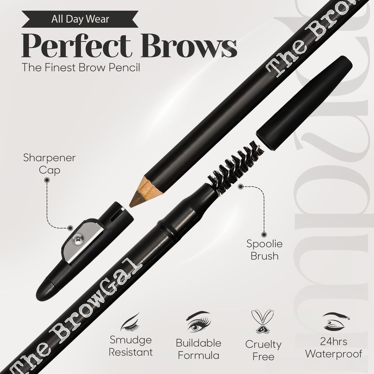The BrowGal spoolie and sharpener detail blending and quick fixes