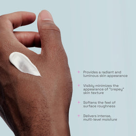 The Chemistry Brand application on hands demonstrating quick absorption and non-greasy hydration benefit