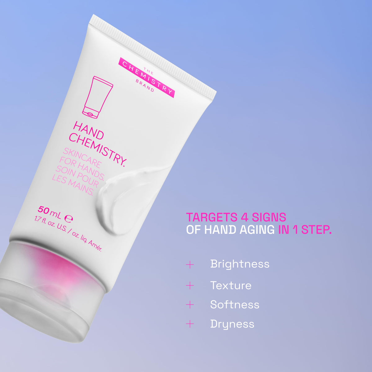 The Chemistry Brand cream texture close-up showing smooth, non-greasy emulsion benefit