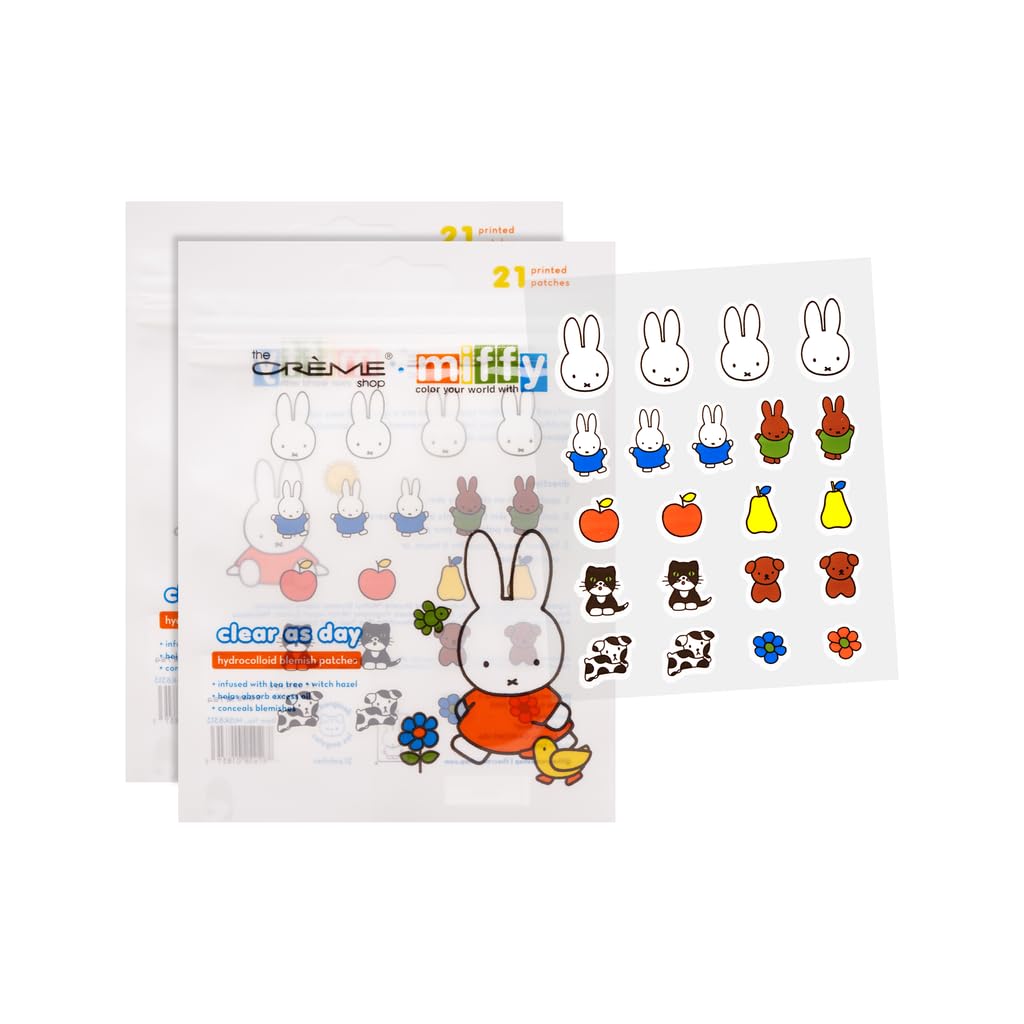 The Crème Shop front packaging showing playful Miffy and product benefits
