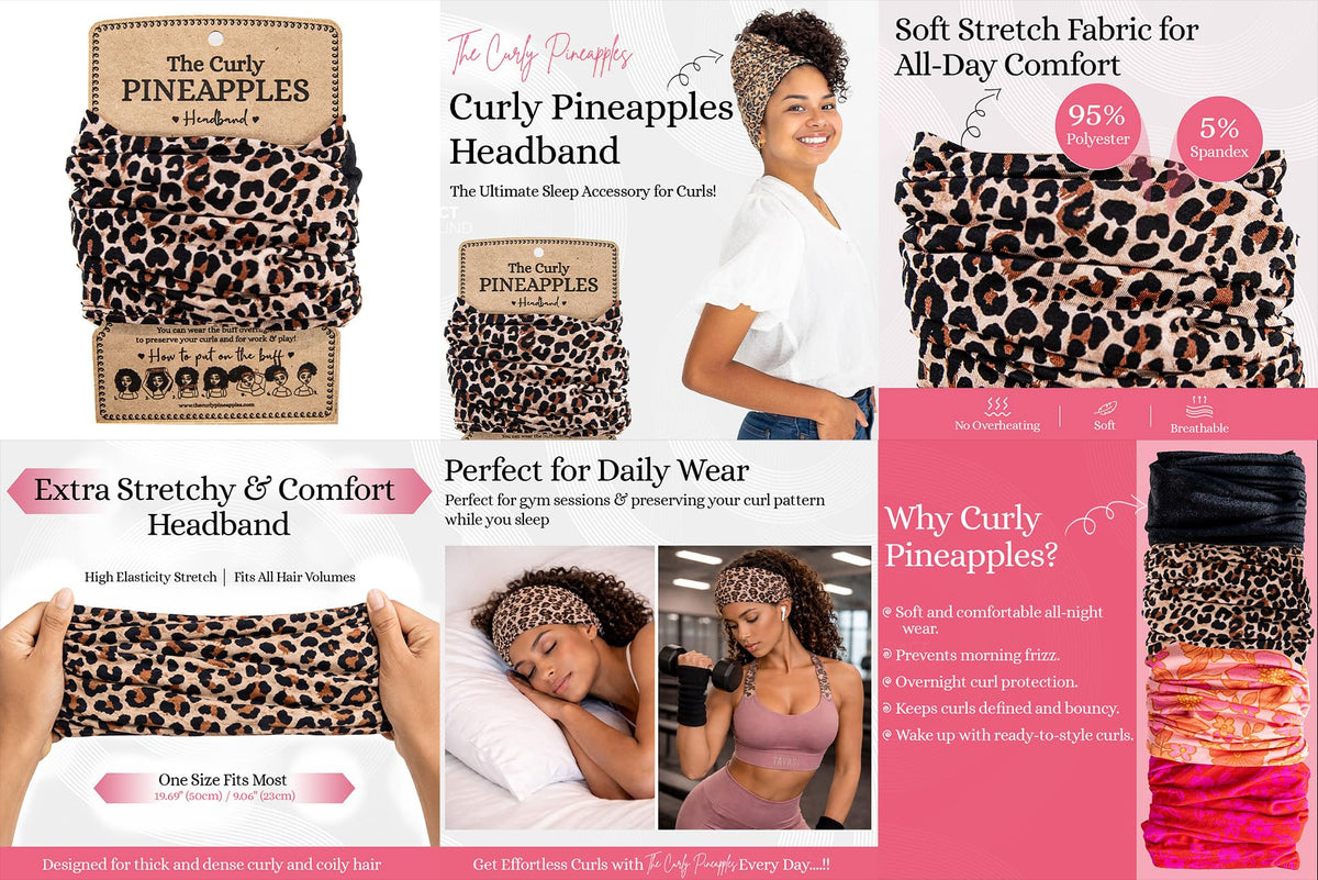 The Curly Pineapples worn during yoga demonstrating secure, breathable wear