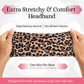 The Curly Pineapples side profile fit on a model showing non-slip stability