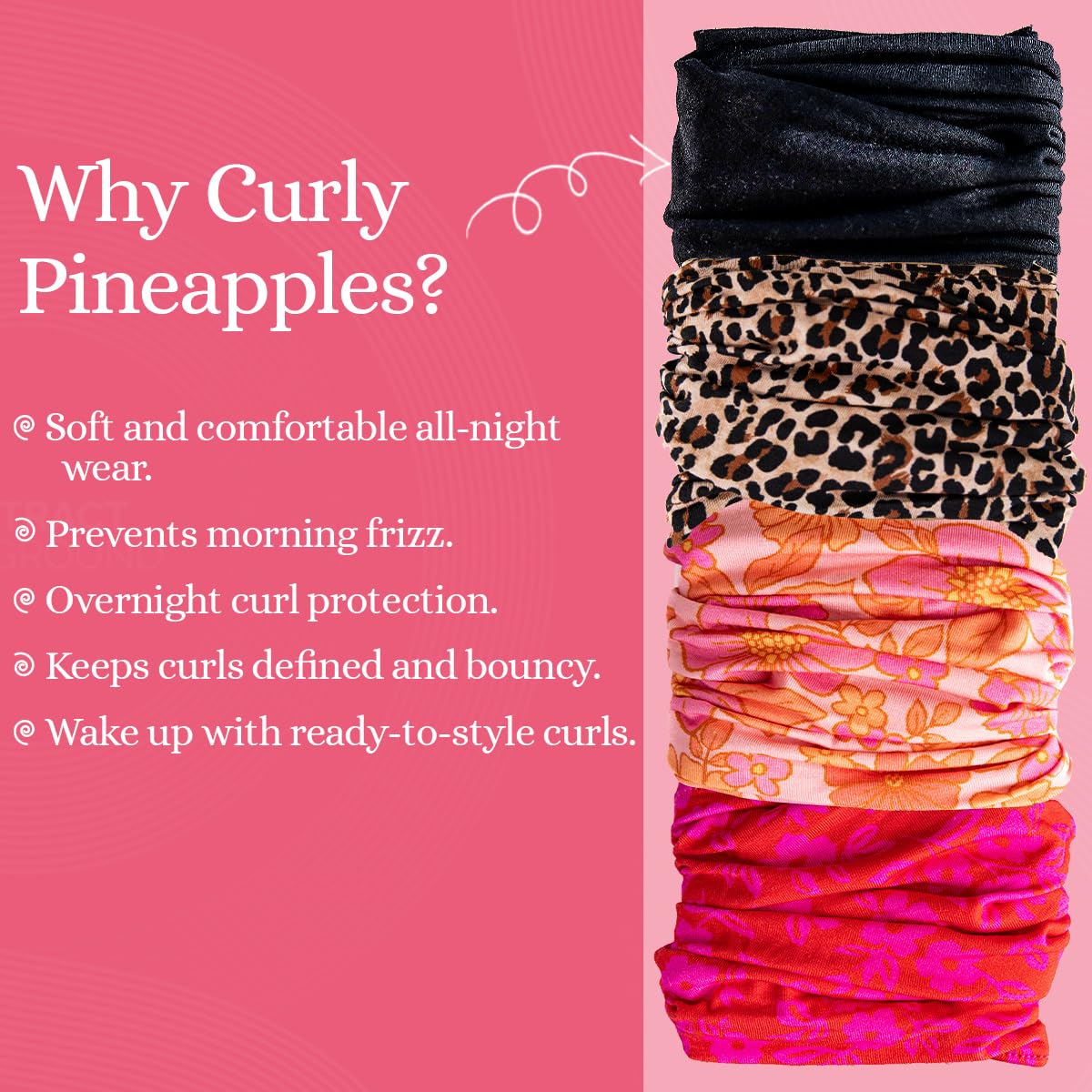 The Curly Pineapples held in hand to show adult size and generous width