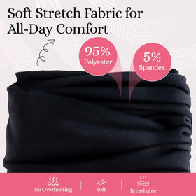 The Curly Pineapples worn for sleeping in pineapple style demonstrating curl protection and comfort