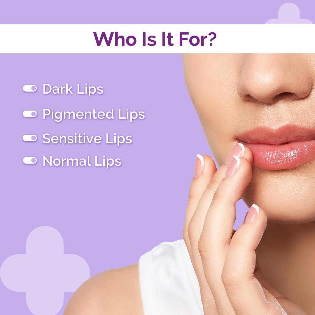 The Derma Co lip balm with cap removed highlighting the balm tip for precise application