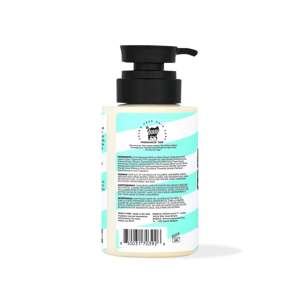 The Doux Bonita Bubble Balm creamy texture close-up demonstrating smooth application benefit