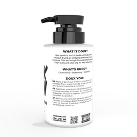 The Doux BREAKDOWN pump close-up highlighting dispensing ease and control