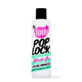 The Doux POP LOCK front packaging showing product and label benefits
