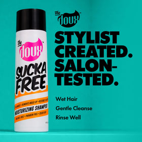 The Doux label close-up highlighting ingredients and directions