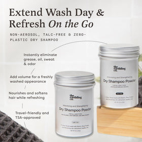 Close-up of powder texture highlighting The Earthling Co. absorbent formula