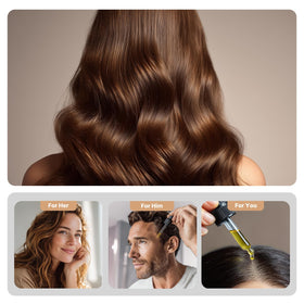 The ÉLIX bottle on a bathroom vanity conveying daily hair care