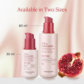 The Face Shop application on cheek demonstration showing easy spread and quick absorption