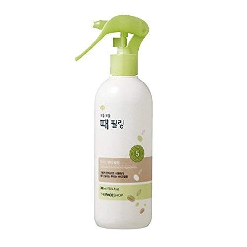 THE FACE SHOP front packaging view showing spray bottle and gentle exfoliation benefits