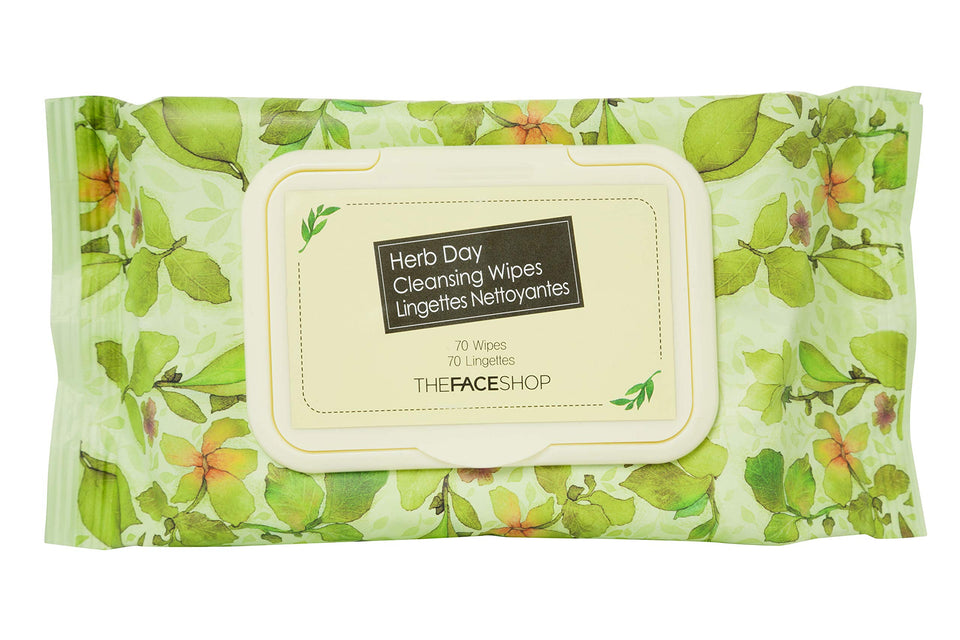 The Face Shop pack front showing rosemary extract and gentle makeup removal benefit