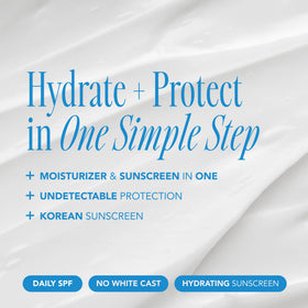 THE FACE SHOP product spread on hand showing fast absorption benefit